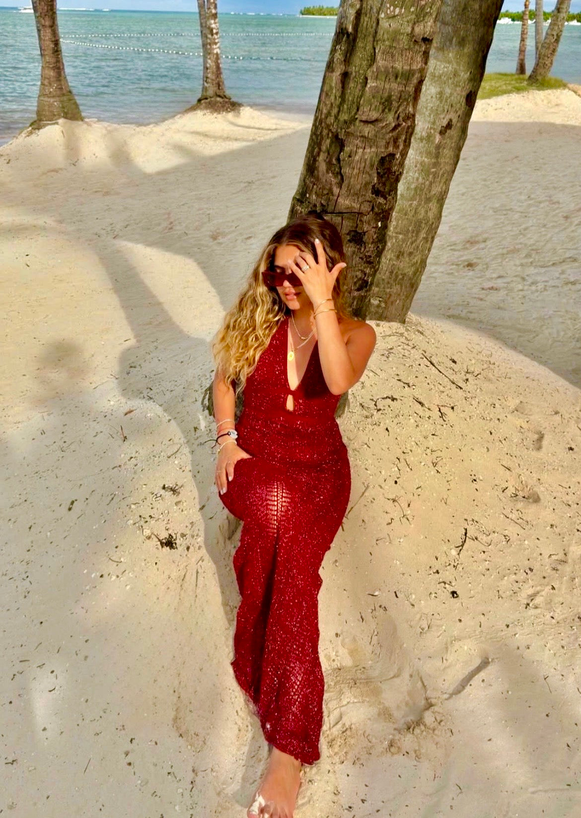Vestido Aurora red