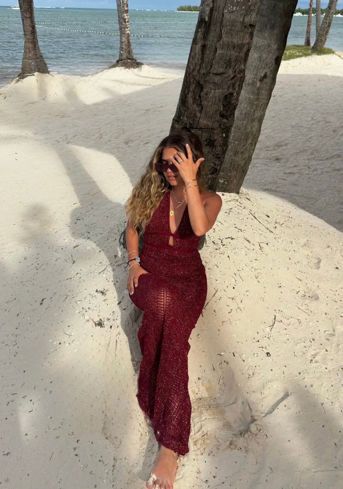 Vestido Aurora red