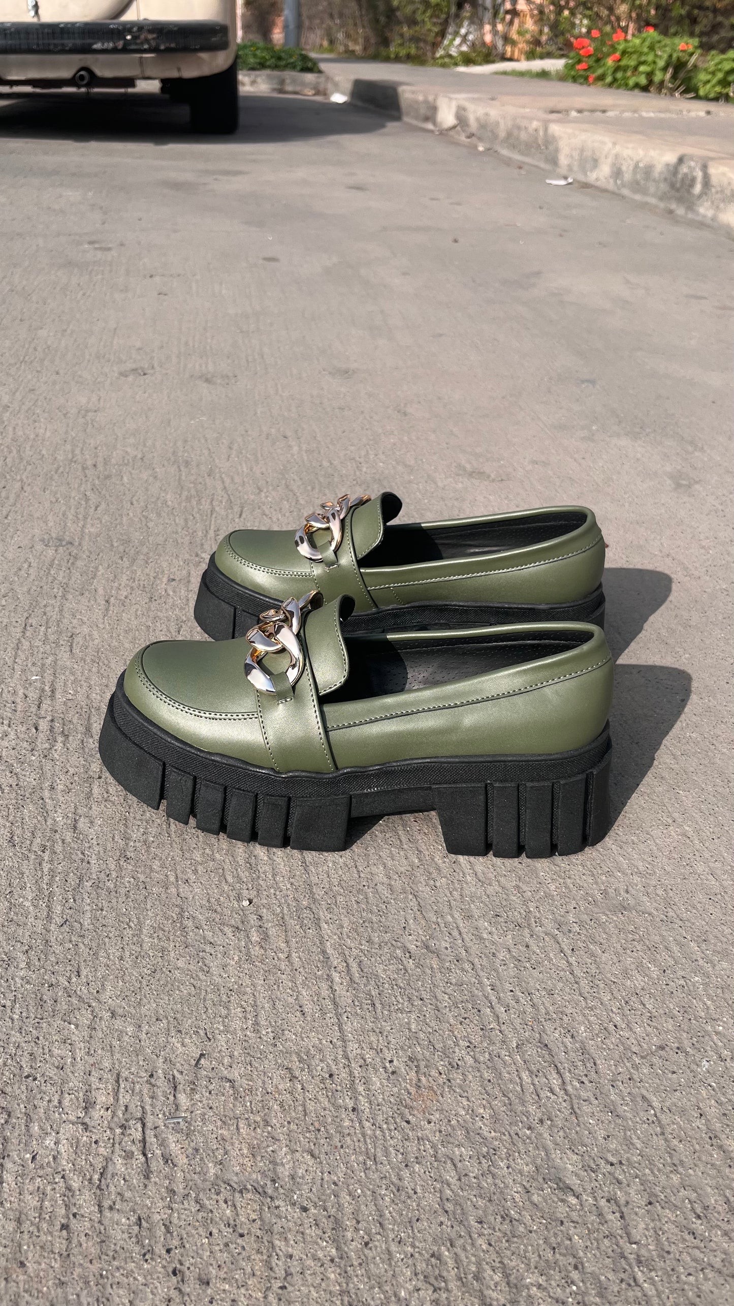Mocasín Sofía Verde