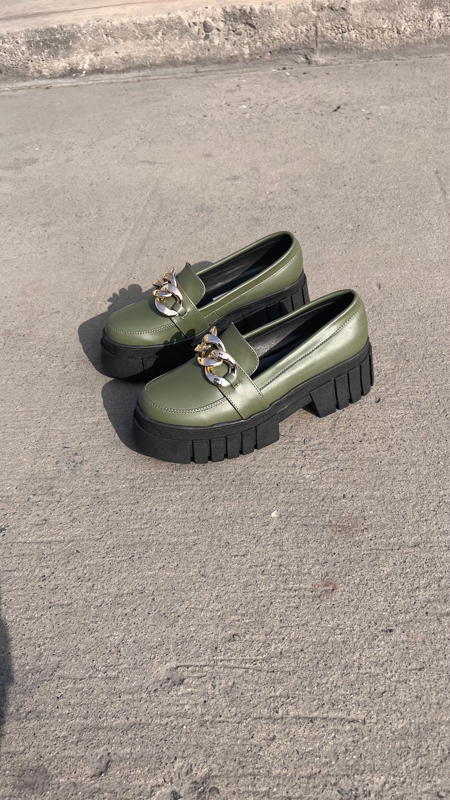 Mocasín Sofía Verde